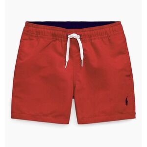 Polo‎ Ralph Lauren 5.75" Red Traveler Shorts Swim Trunks Size L